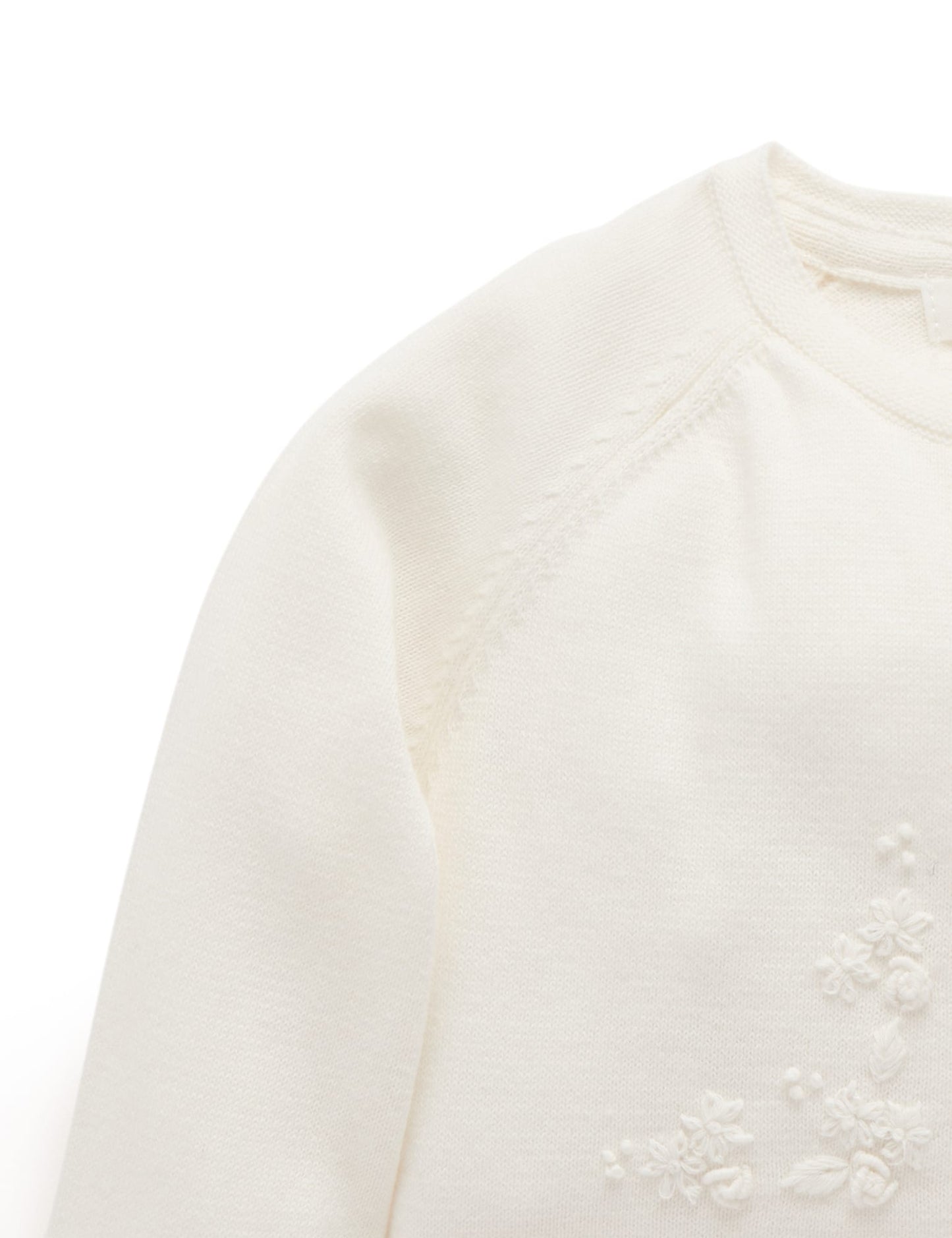 Vanilla Embroidered Cardigan