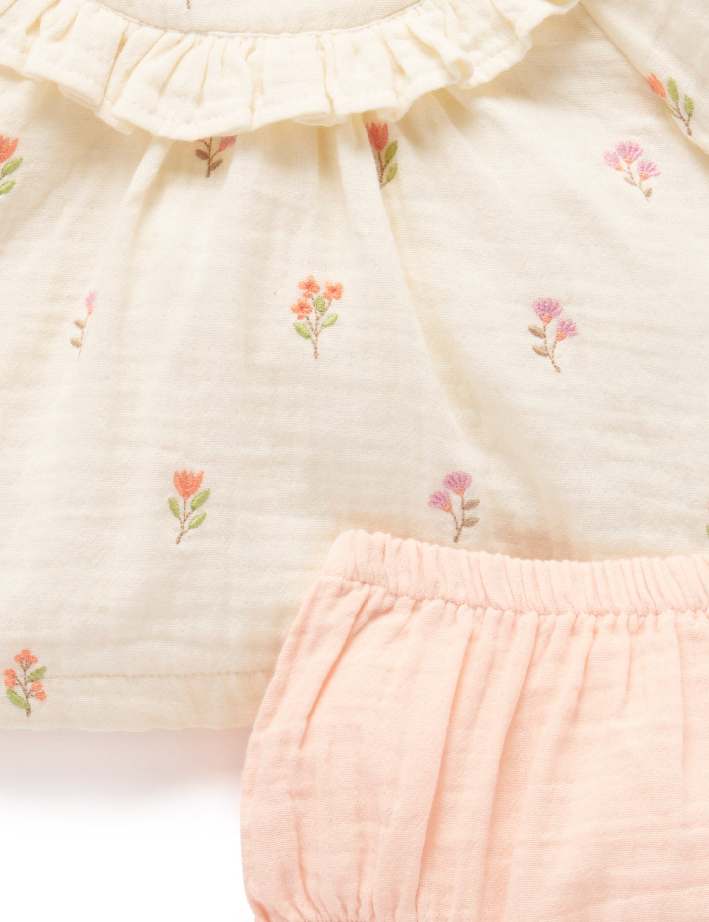 Cloud Spring Embroidered Set