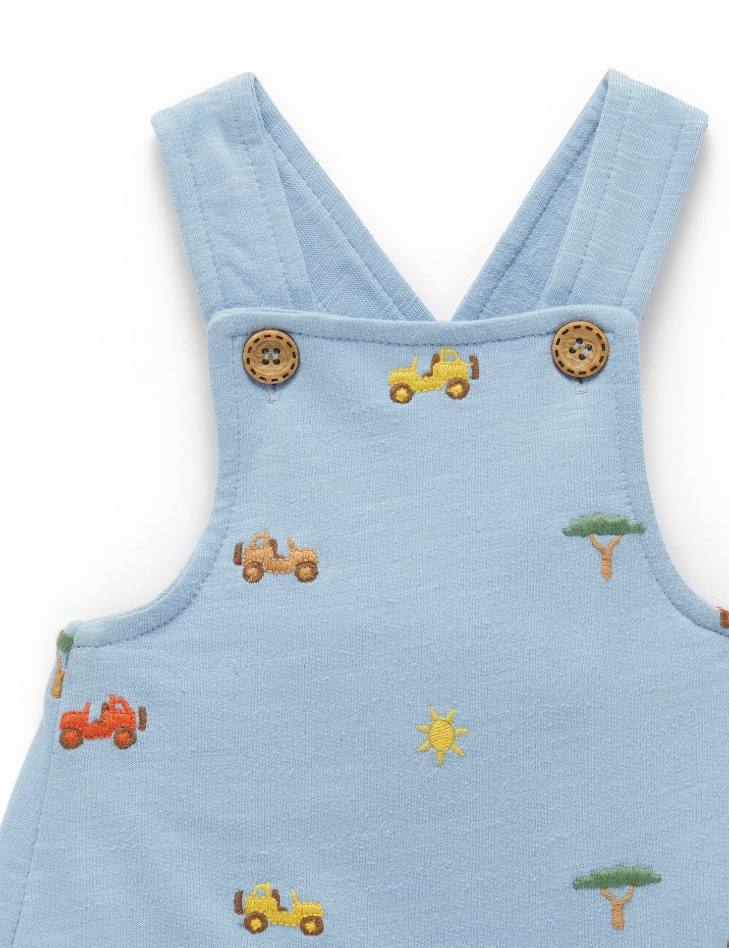 Broderie Overalls - Safari