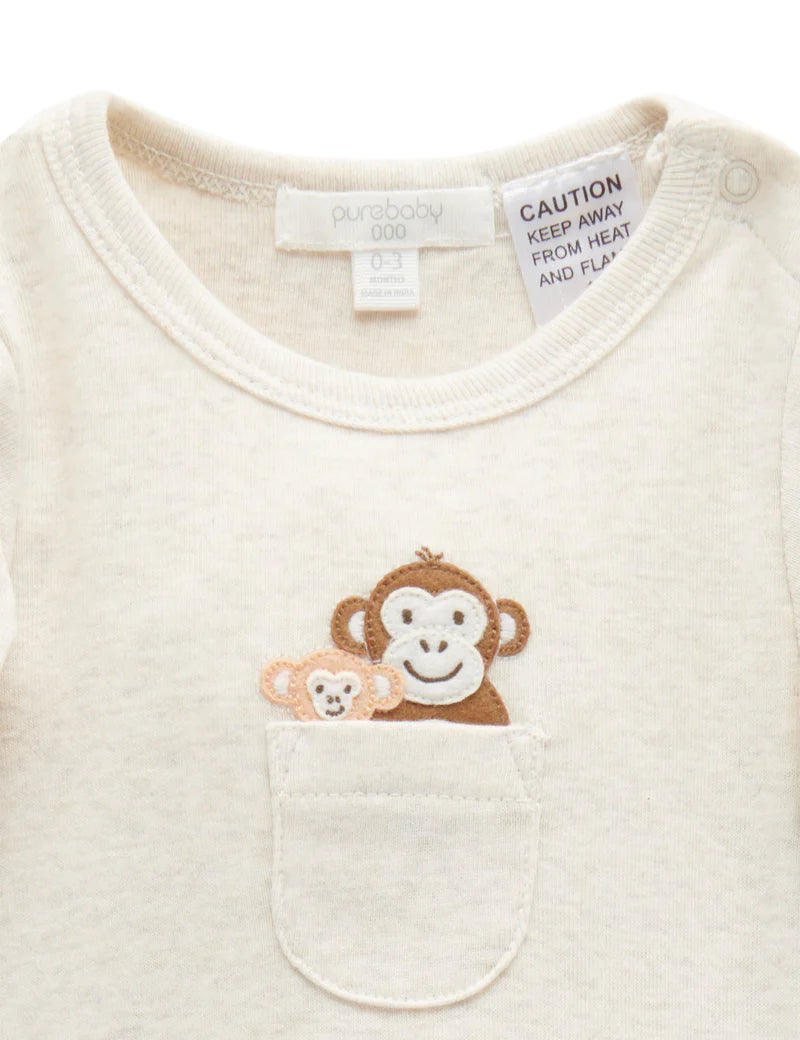 Monkey Peekaboo Bodysuit
