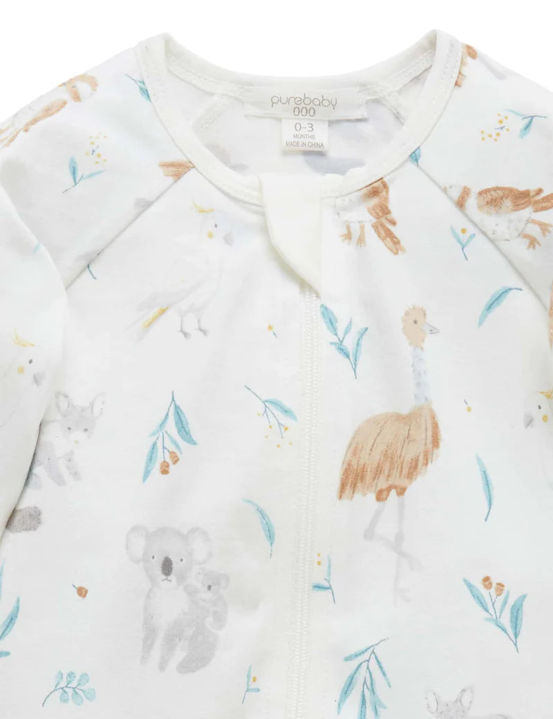 Eucalyptus Friends Zip Growsuit