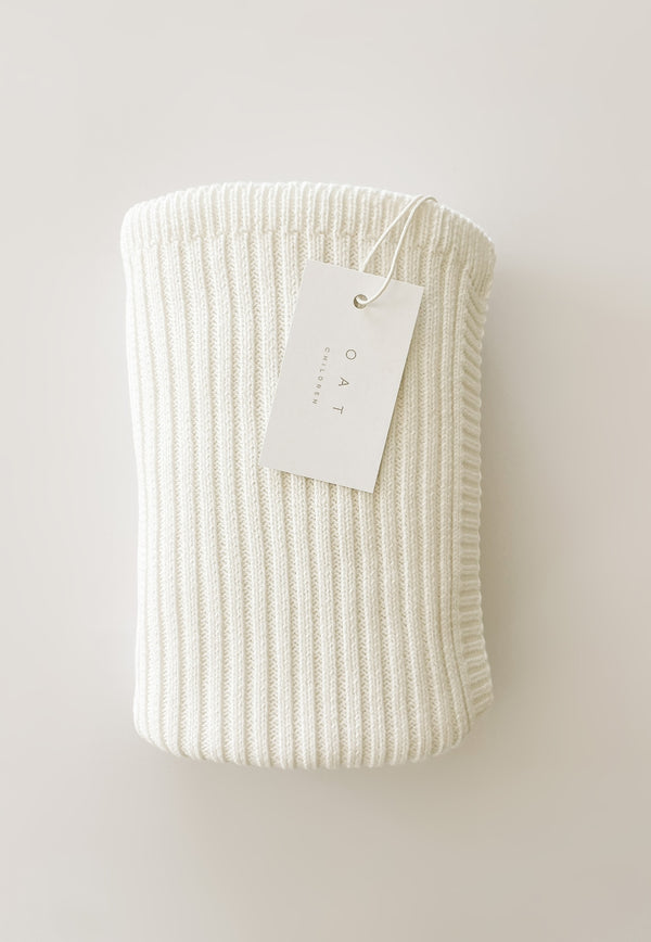 Ribbed Knit Blanket
