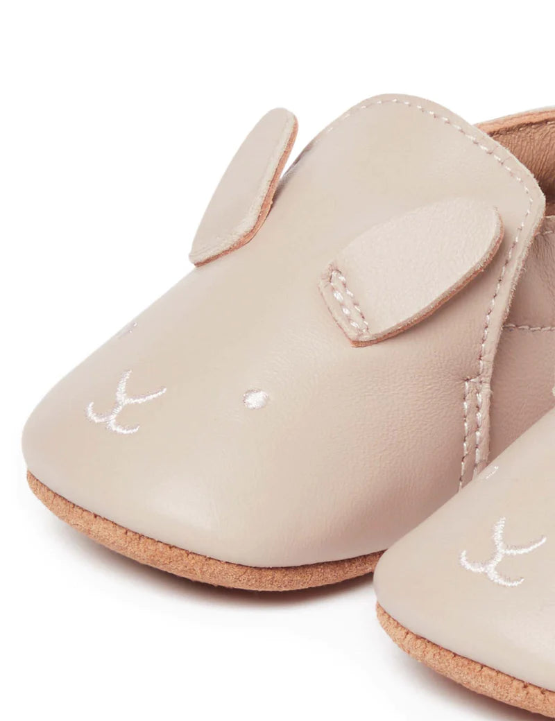 Leather Pull On Slippers