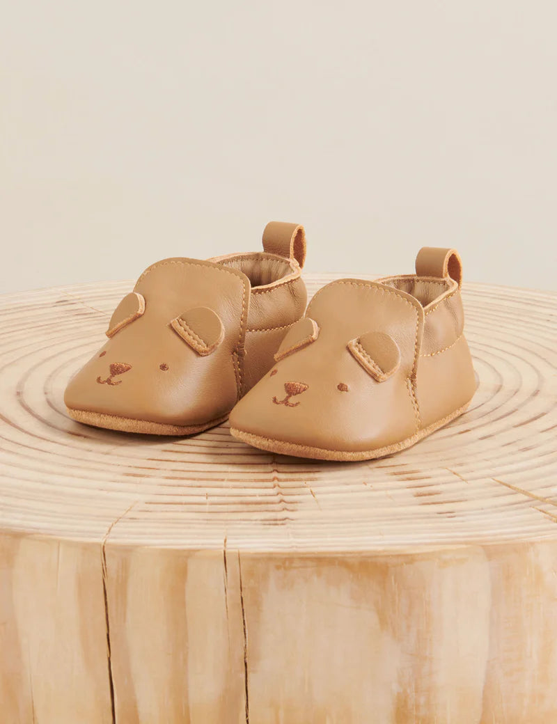 Leather Pull On Slippers