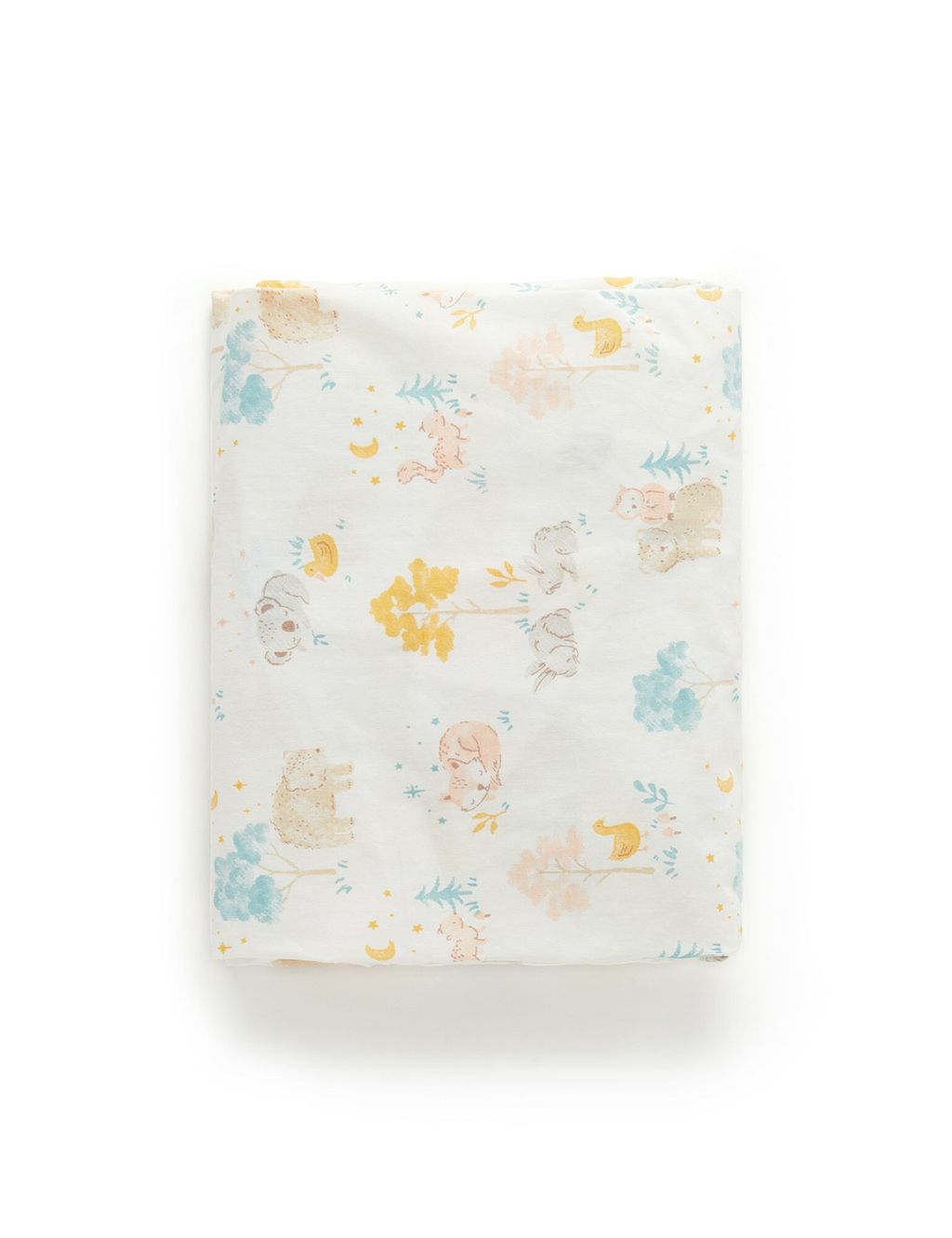 Poplin Printed Cot Sheet