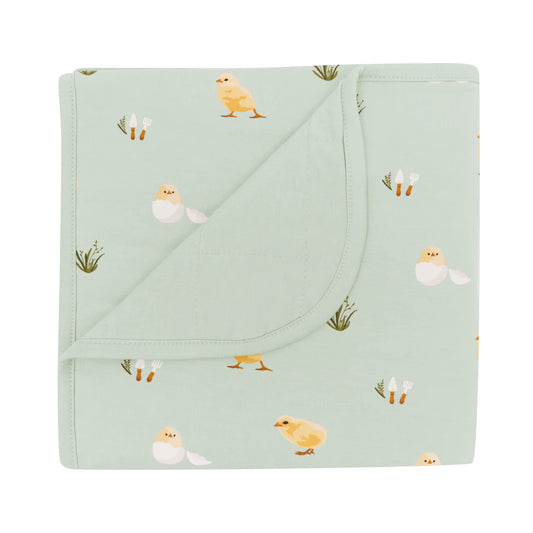 Baby Blanket in Aloe Chick 1.0