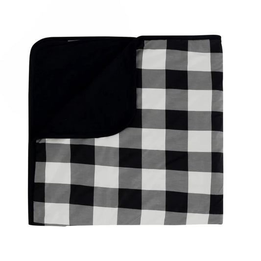 Baby Blanket in Midnight Plaid