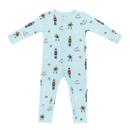 Button Romper in Nutcracker