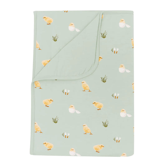 Toddler Blanket in Aloe Chick 1.0