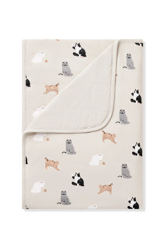 Toddler Blanket in fluffy Cat 1.0