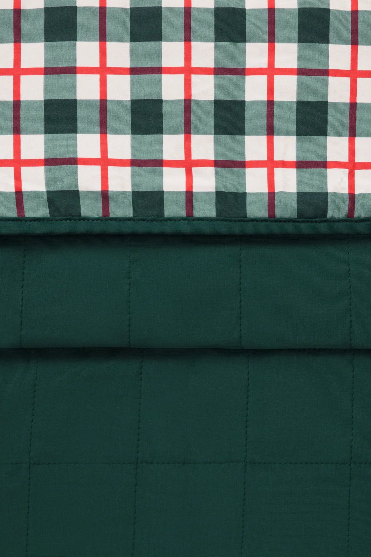 Toddler Blanket in Holiday Plaid