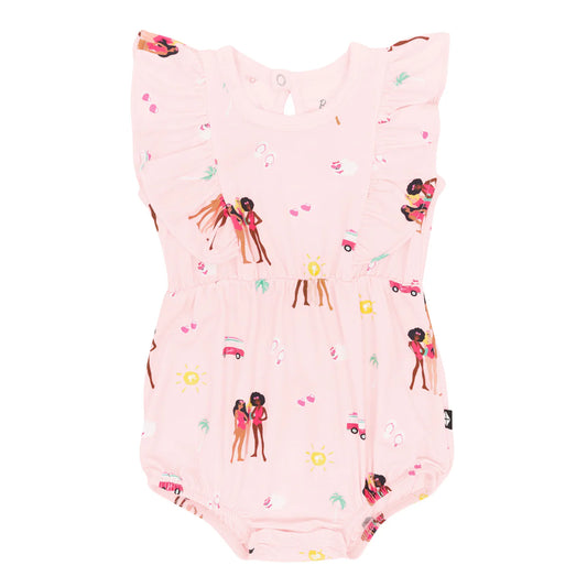 Bubble romper in Barbie™ Beach