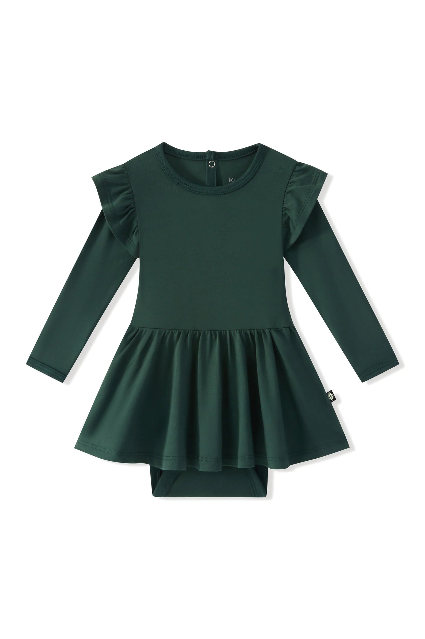 Twirl Bodysuit Dress in Cypress