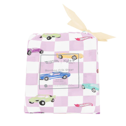 Crib Sheet in Sparkles and Speed