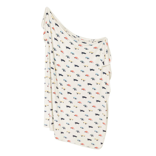 Swaddle Blanket in Vintage Truck