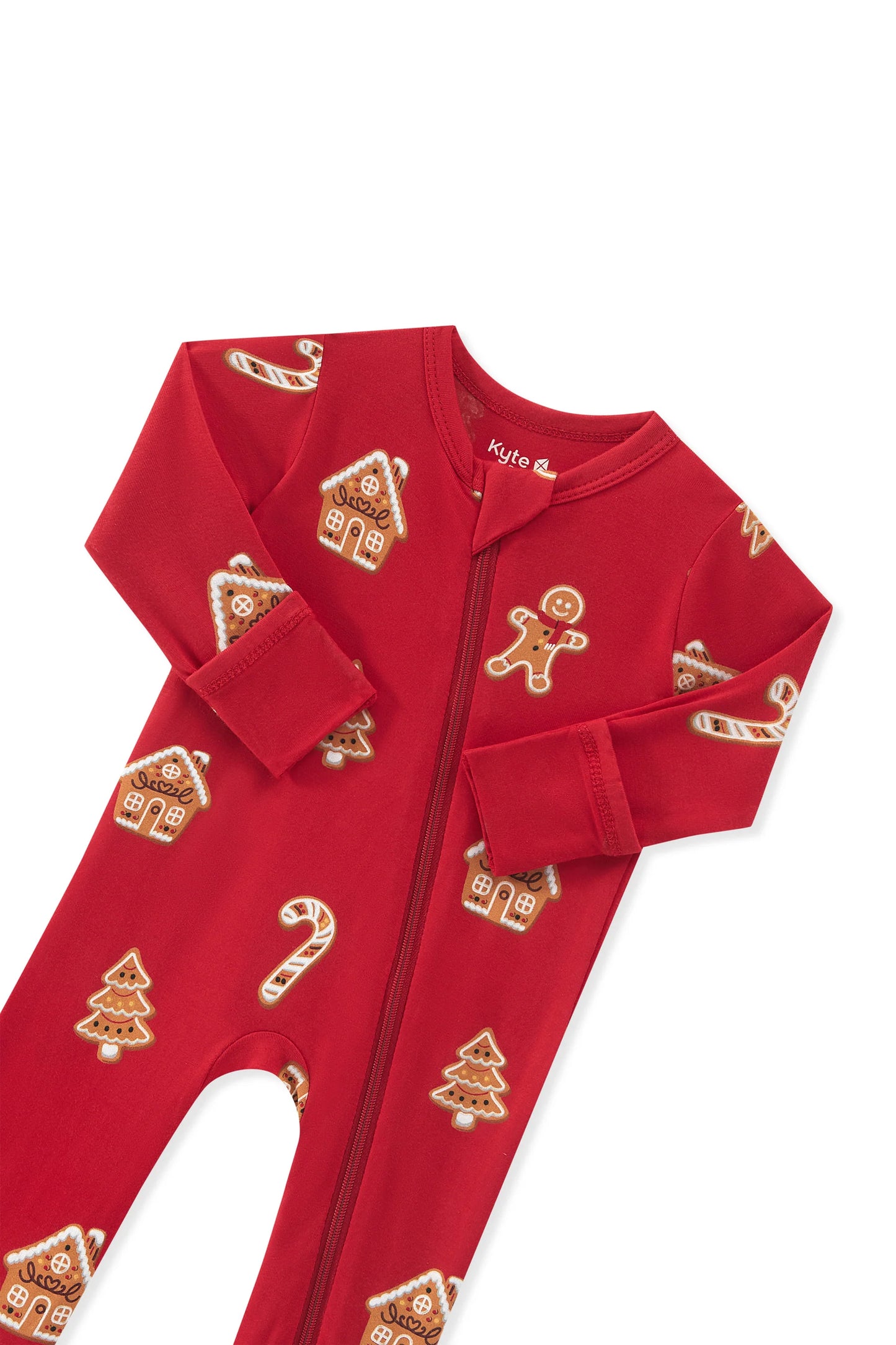 Zippered Romper in Gingerbread