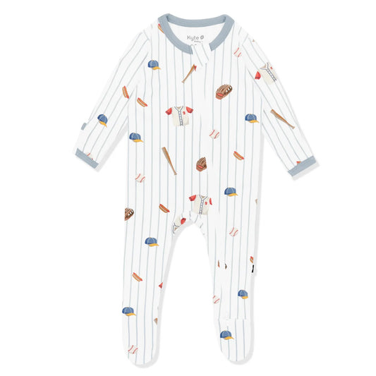 Zippered Footie in Home Run