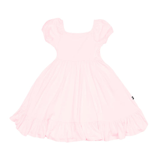 Puff Sleeve Twirl Dress