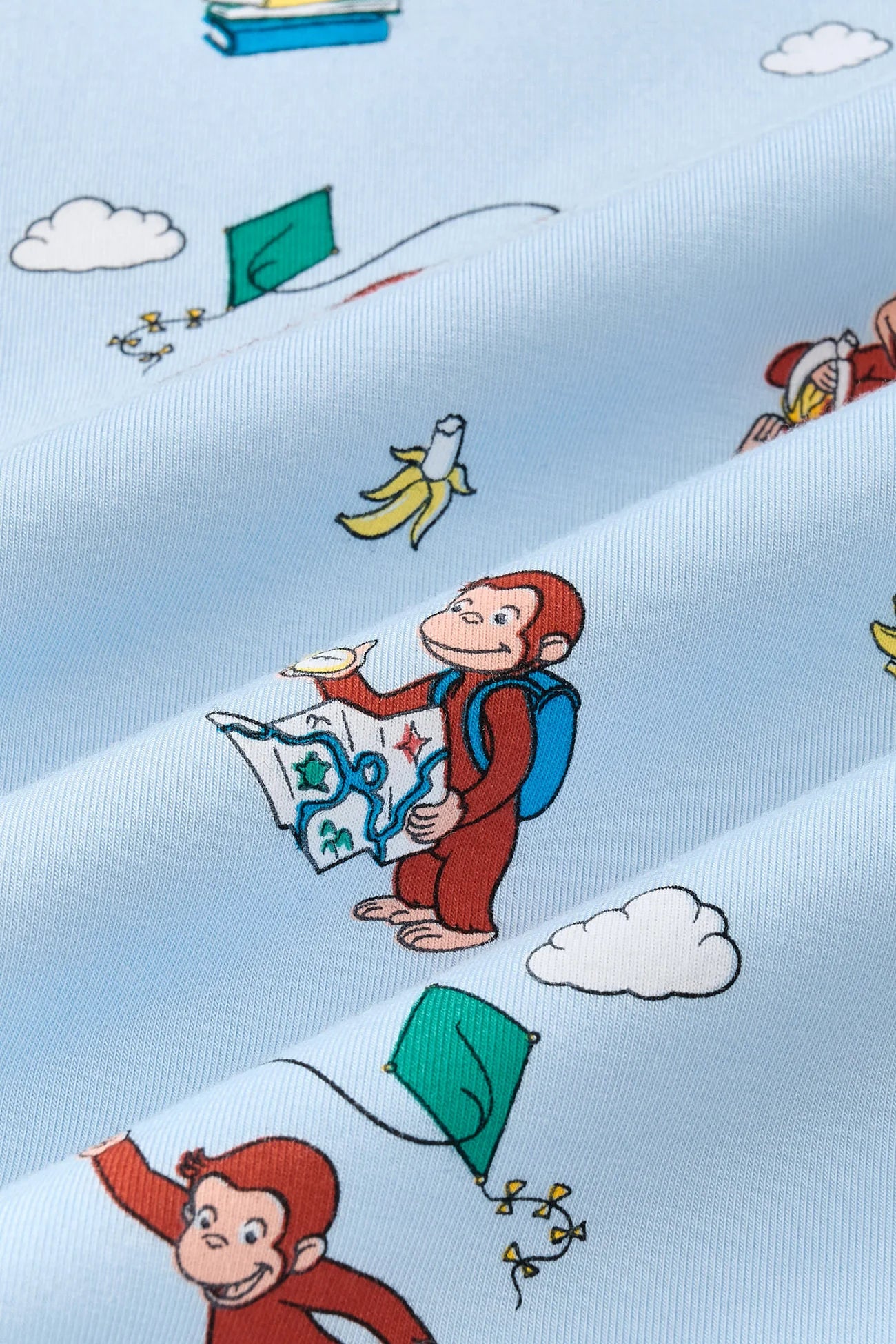 Long Sleeve Toddler Tee in Curious George