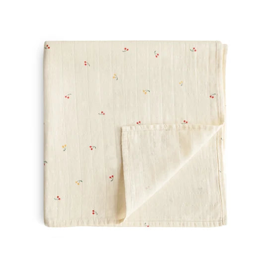 Organic Cotton Muslin Swaddle Blanket