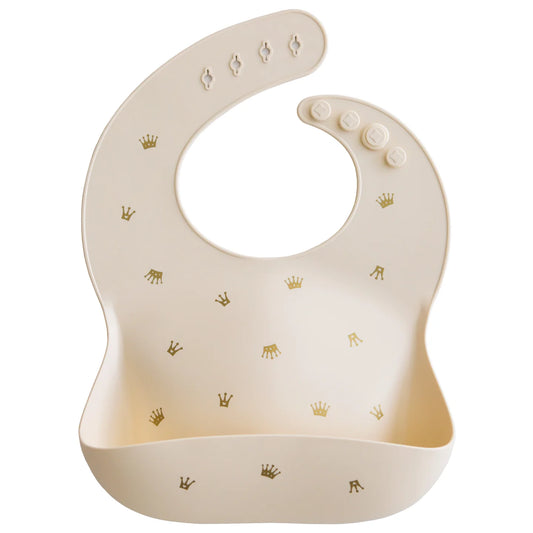 Silicone Baby Bib | Crowns