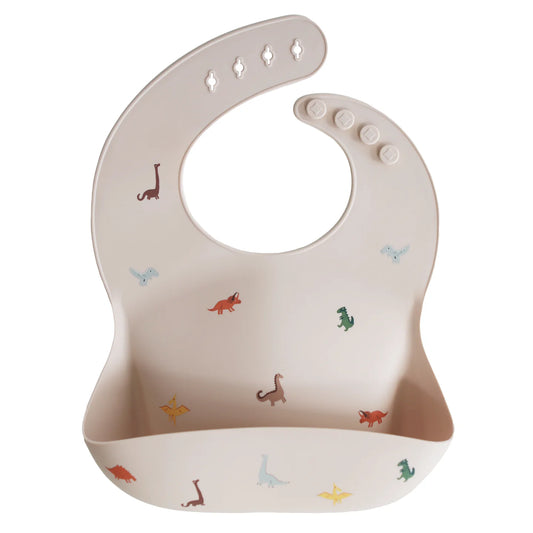 Silicone Baby Bib | Dinosaurs