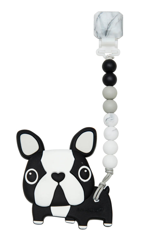 Silicone Teether Set - Boston Terrier