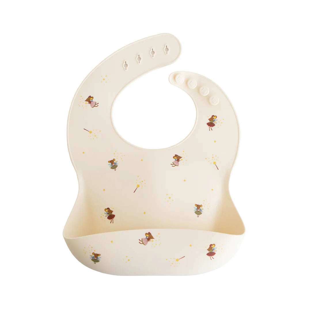 Silicone Baby Bib - Mushie