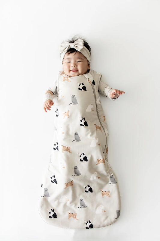 Sleep Bag in Fluffy Cat 1.0 Tog