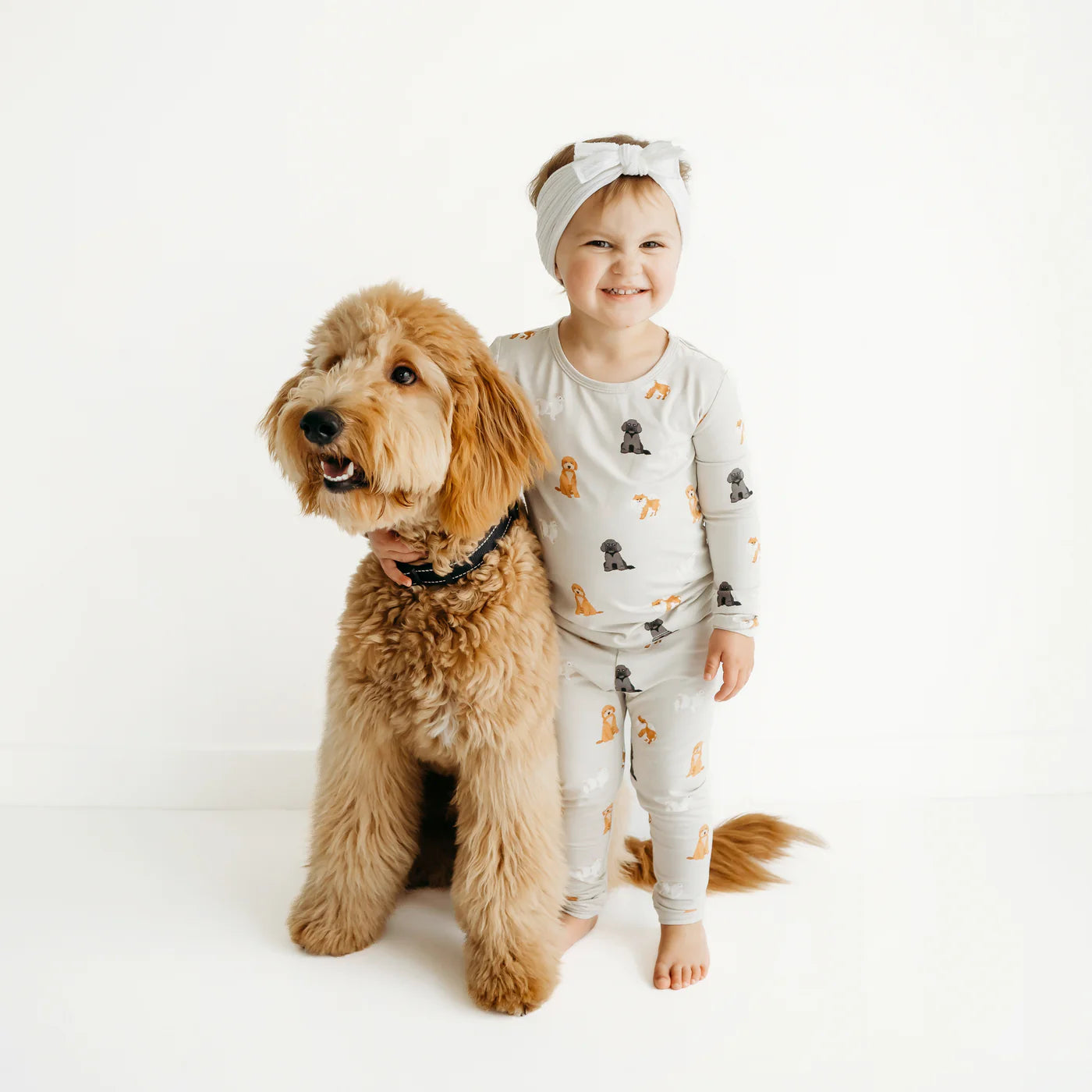 L/S PJ Set in Fluffly Dog