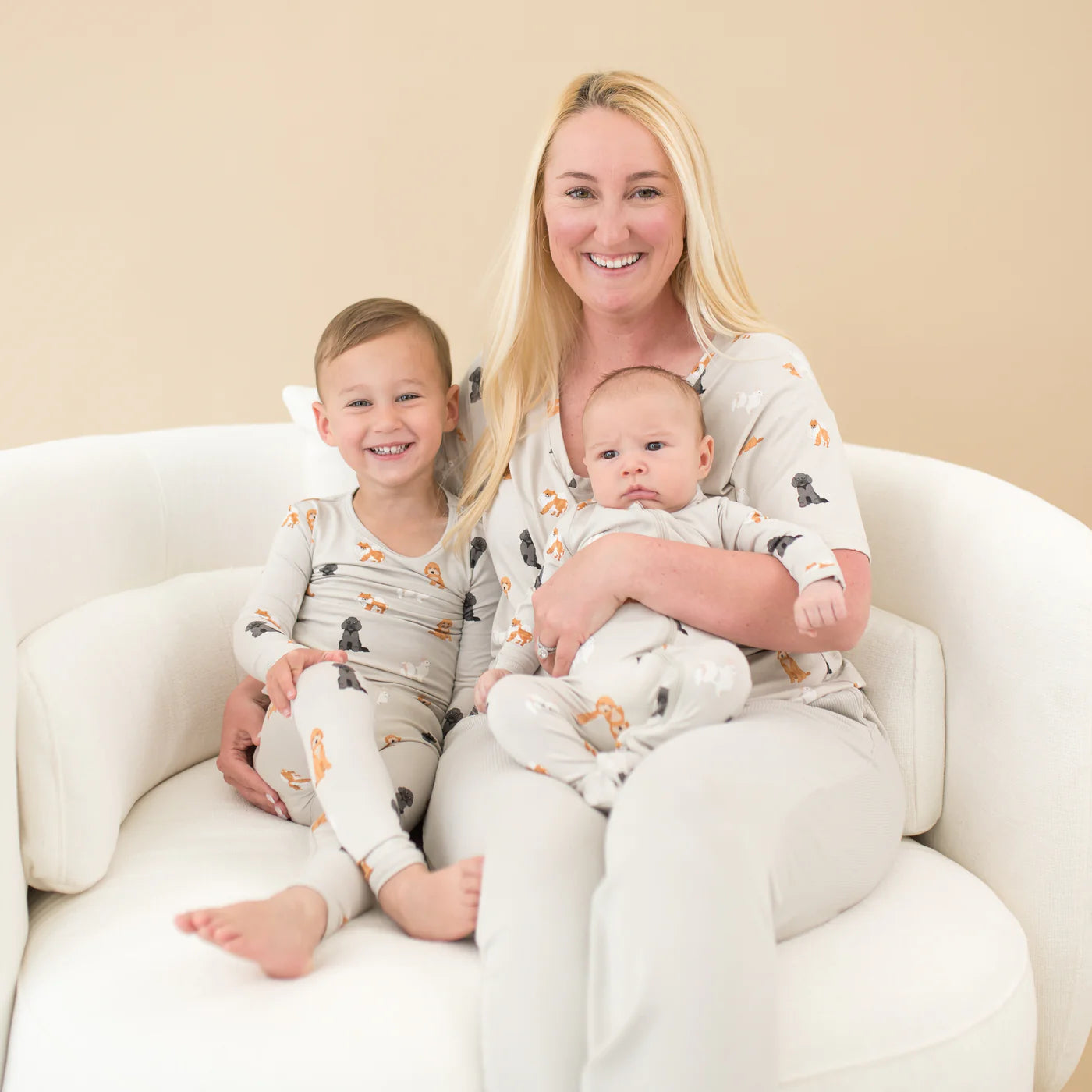 L/S PJ Set in Fluffly Dog