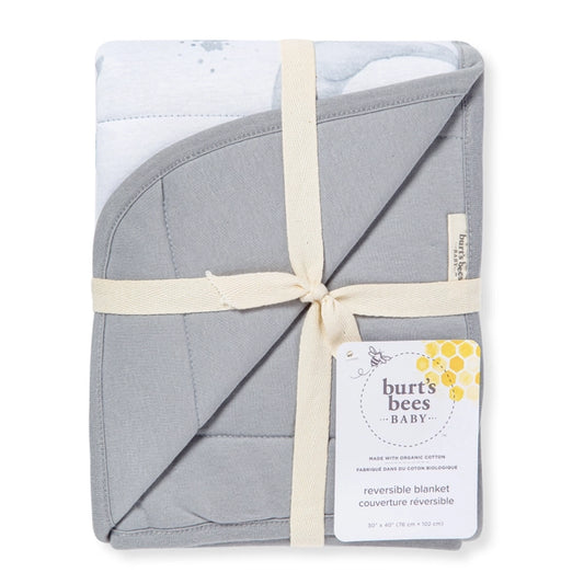 Hello Moon Reversible Baby Blanket