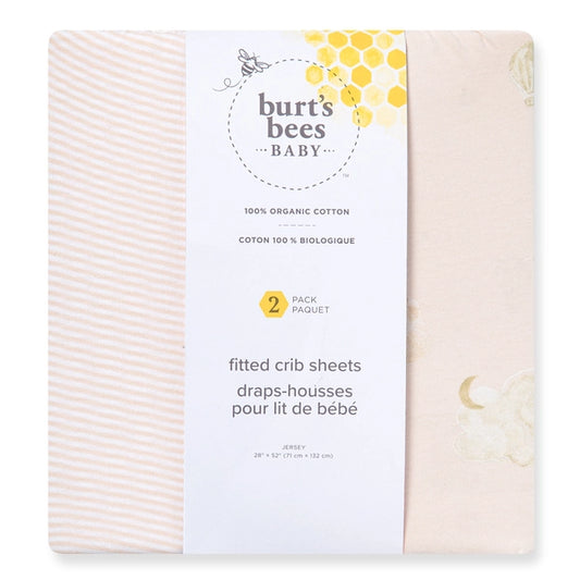 Set of 2 Good night Sky Crib Sheets - Ranunculus