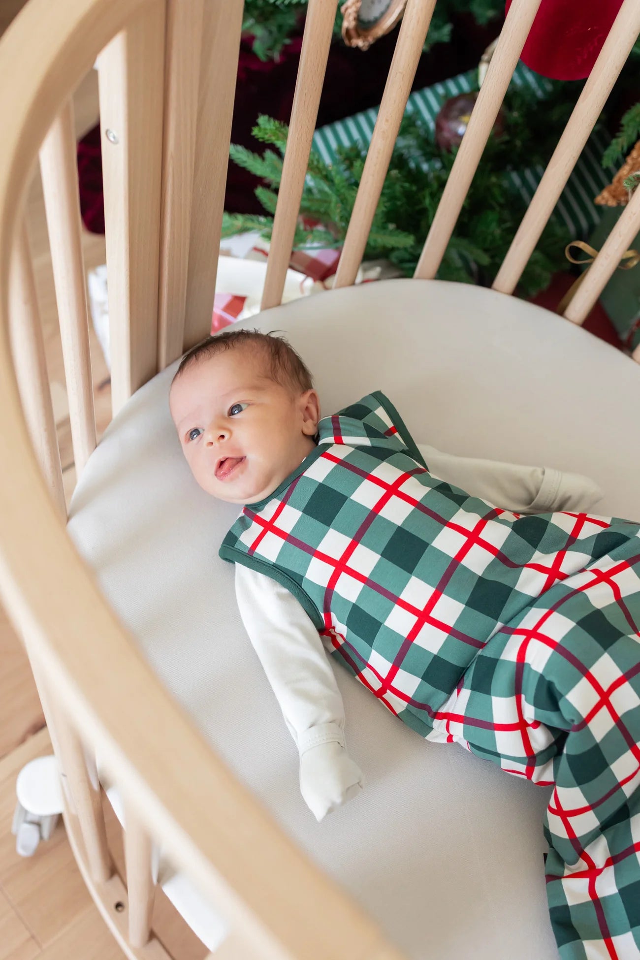Sleep bag in holiday Plaid 2.5 Tog