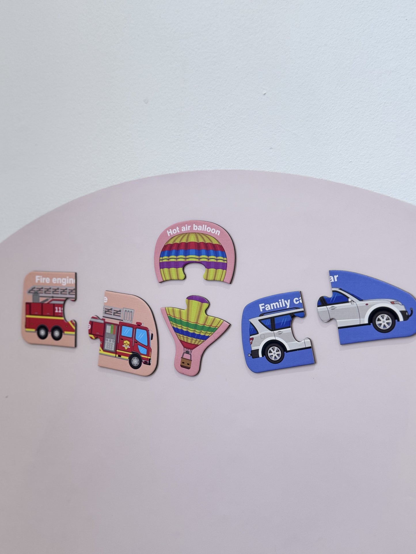 Vehicle Puzzle Magnets