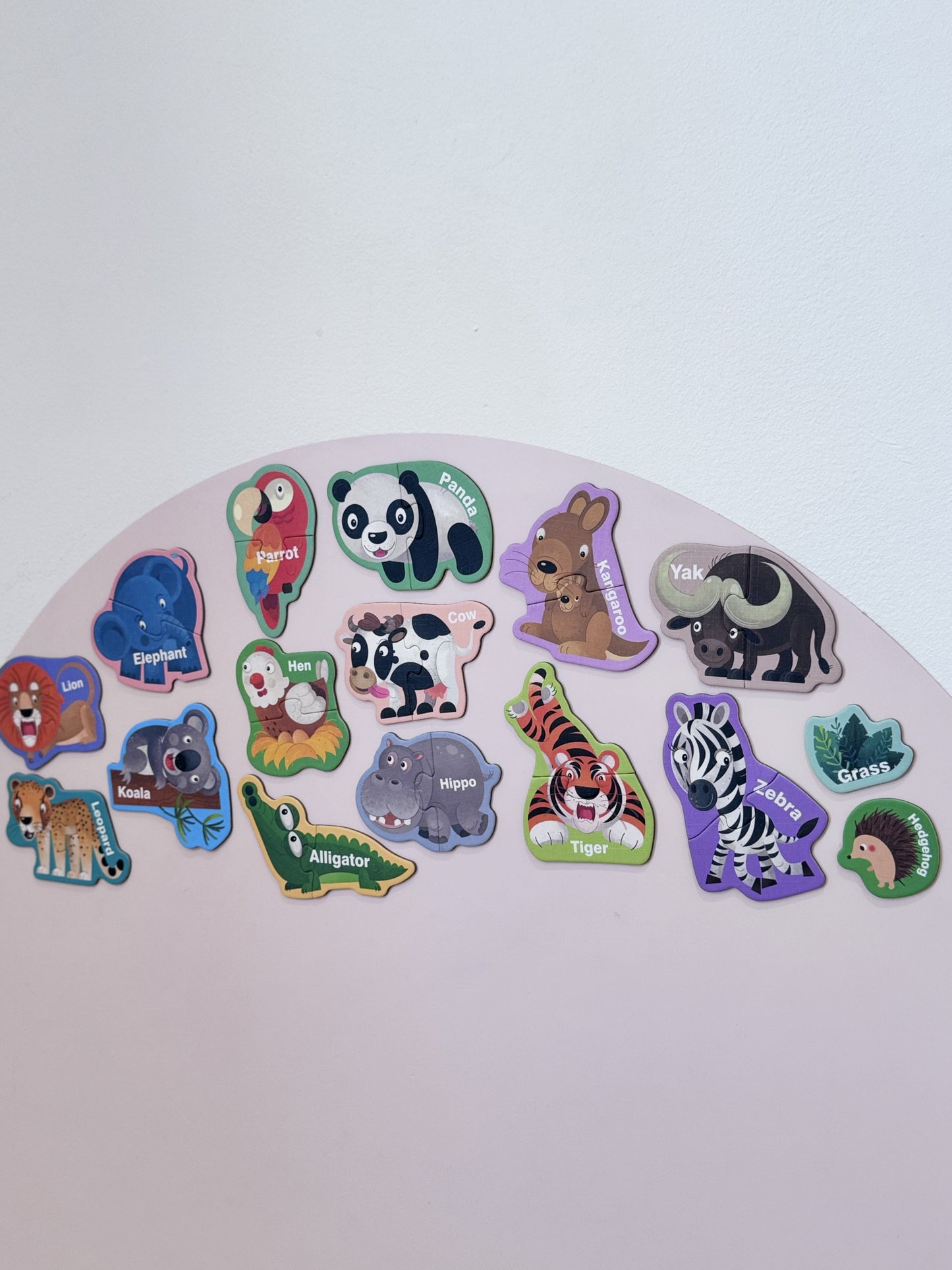 Animal Puzzle Magnets