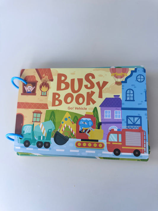 Learning Vehicles and Puzzle Solving - Busy Book