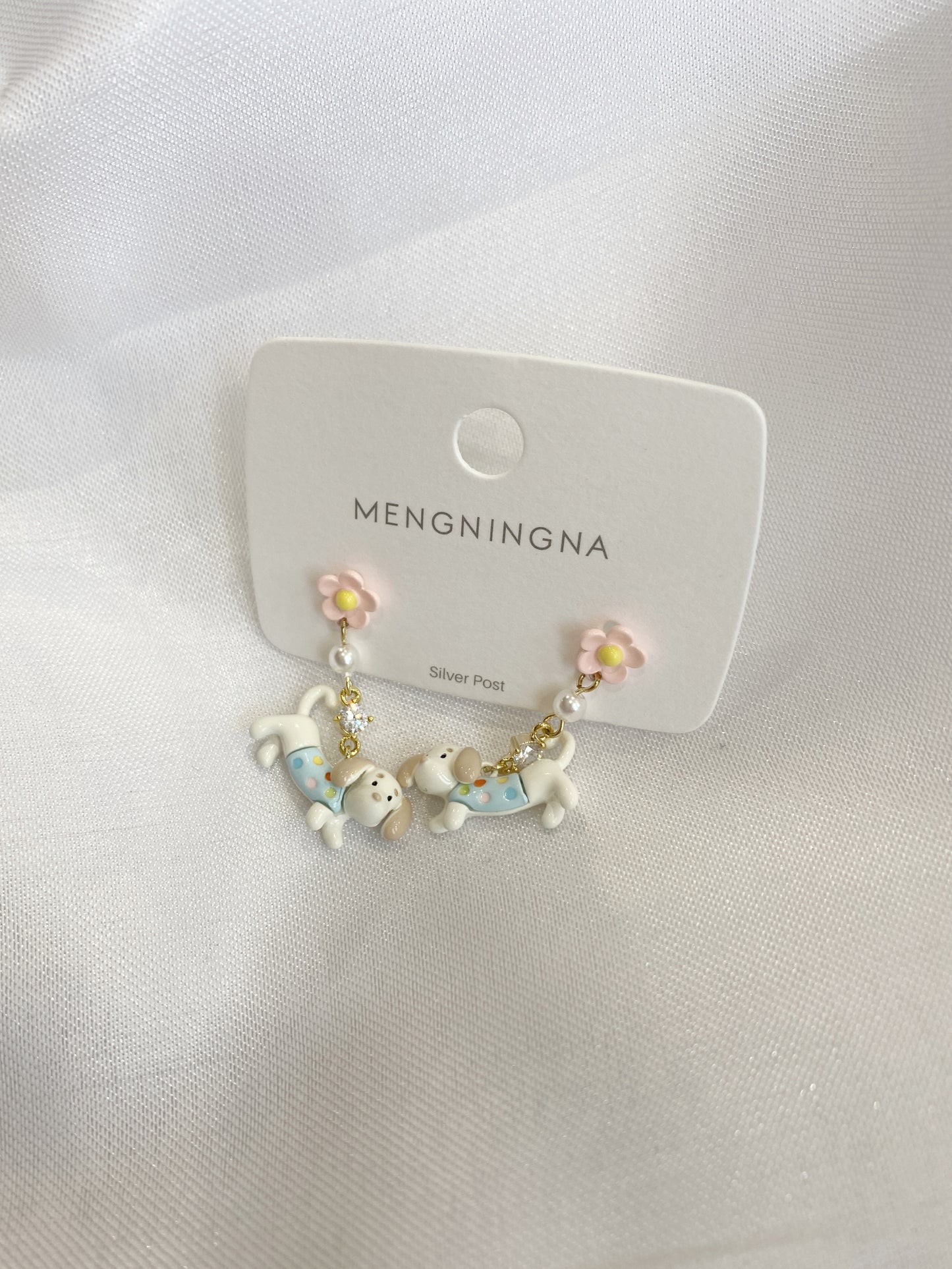 Sweater Dog Earrings