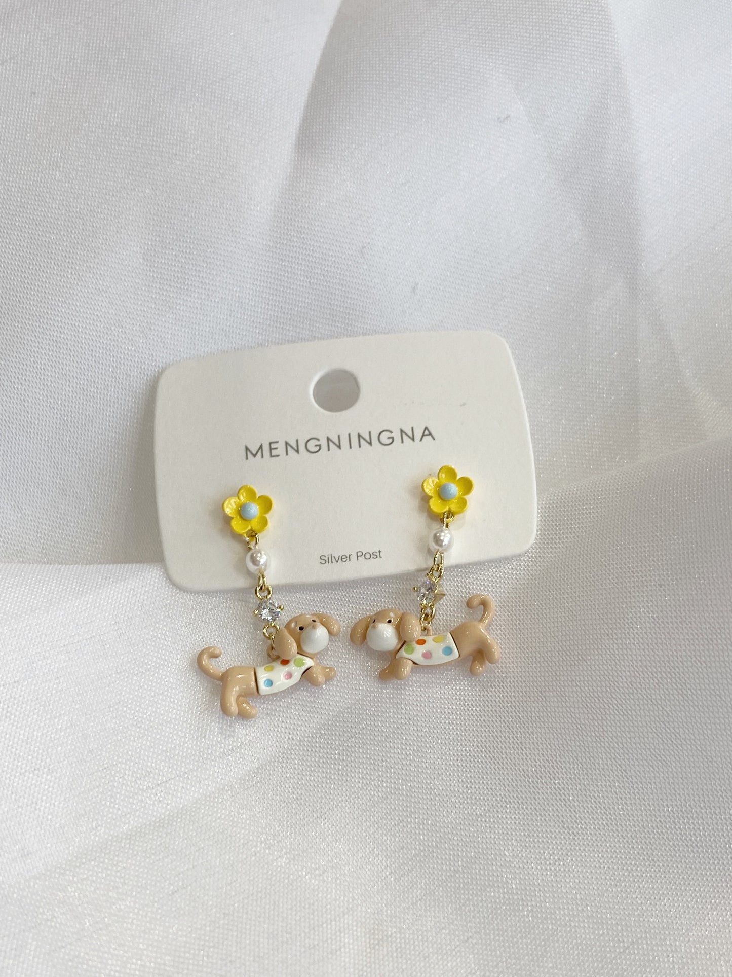 Sweater Dog Earrings