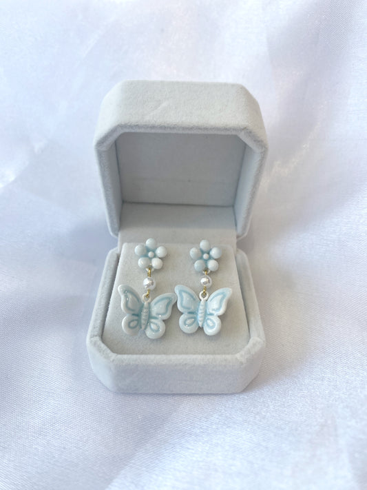 Ceramic Blue Butterfly