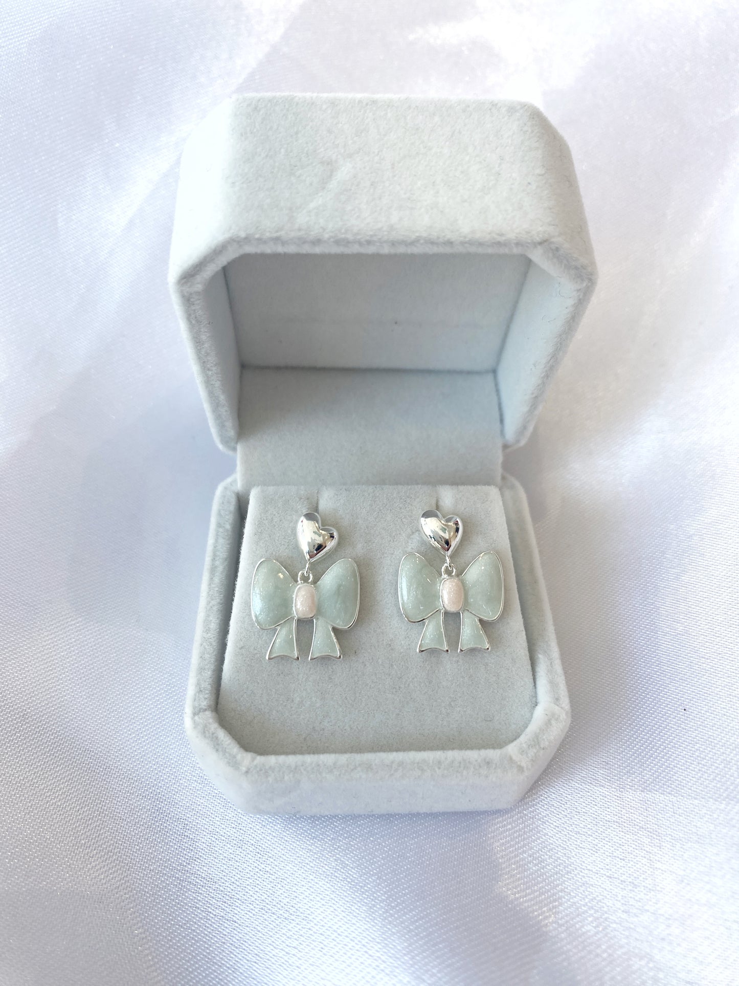 Lustre Bow Earrings