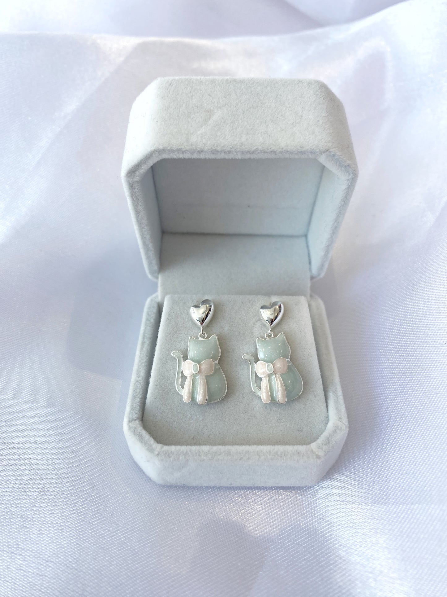 Moonlit Cat Earrings