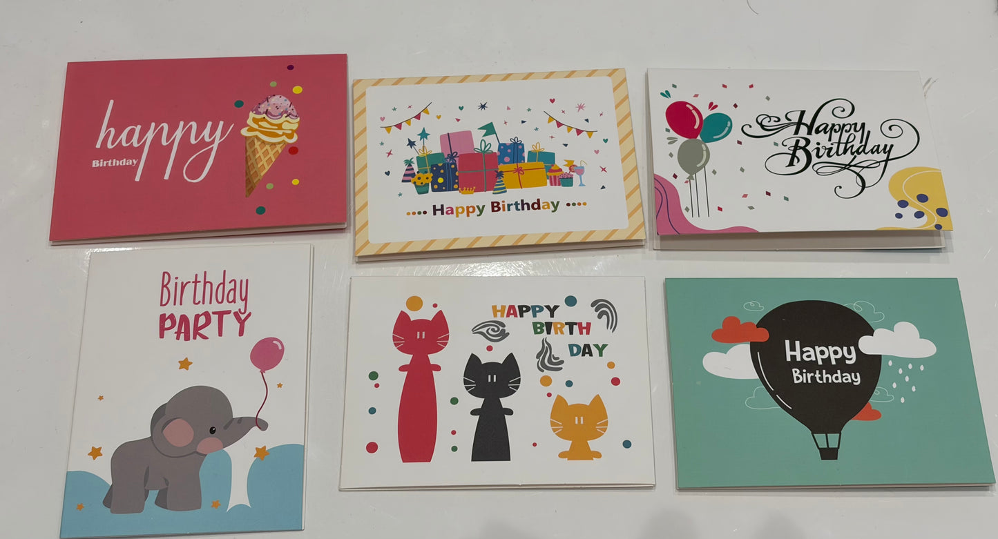 Mini B-Day Cards