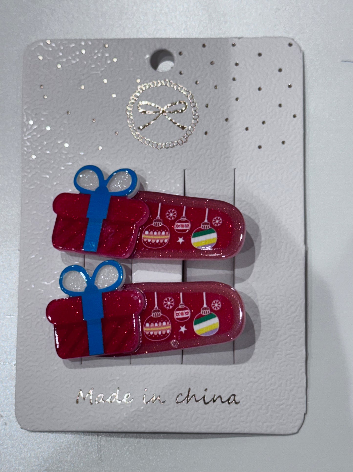 Holiday Hair Clips - 2 Pack