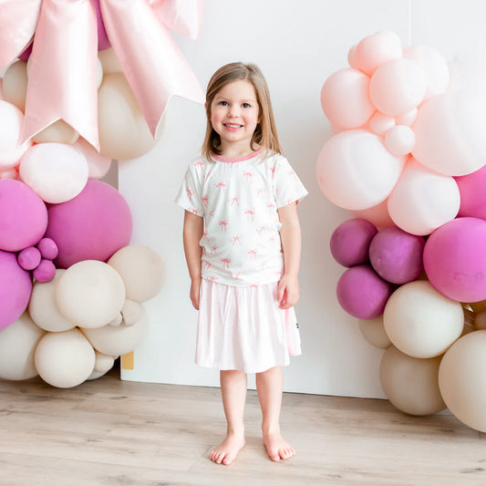 Toddler Basic Tee in Bow