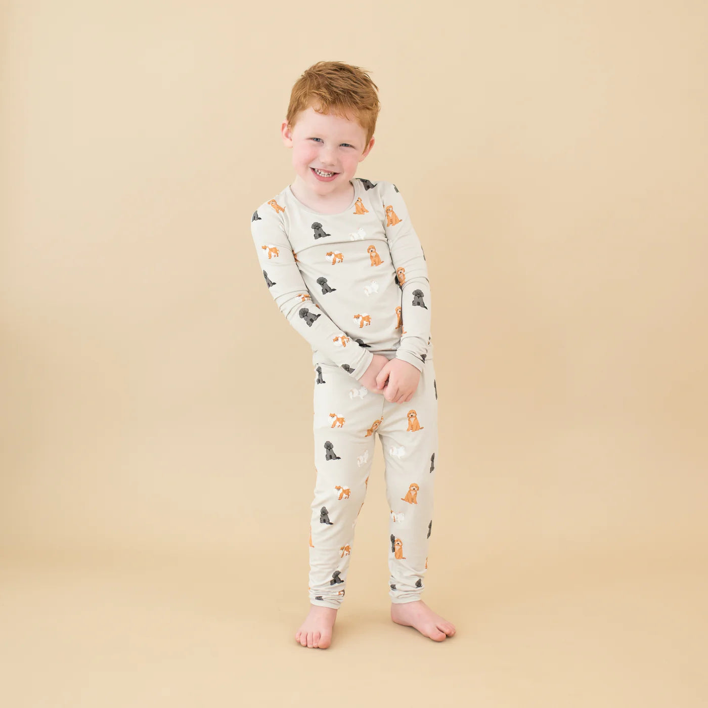 L/S PJ Set in Fluffly Dog