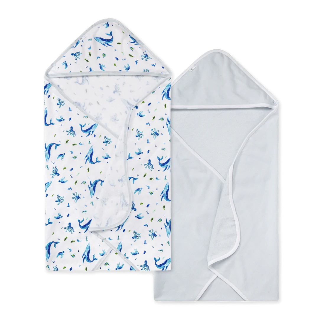 Whale of a Tale Hooded Towels - 2 Pack