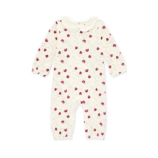 Ditsy Poinsettia Jumpsuit