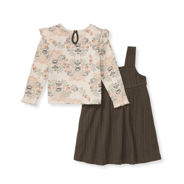 Honey Bee Toile Dress and Shirt Set - Toddler