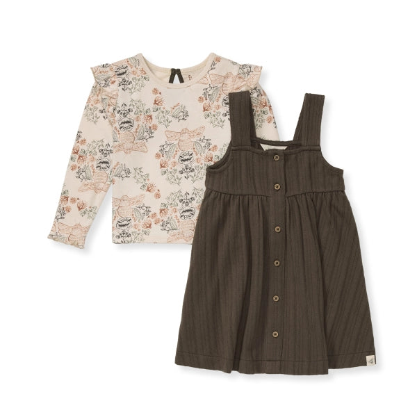 Honey Bee Toile Dress and Shirt Set - Toddler